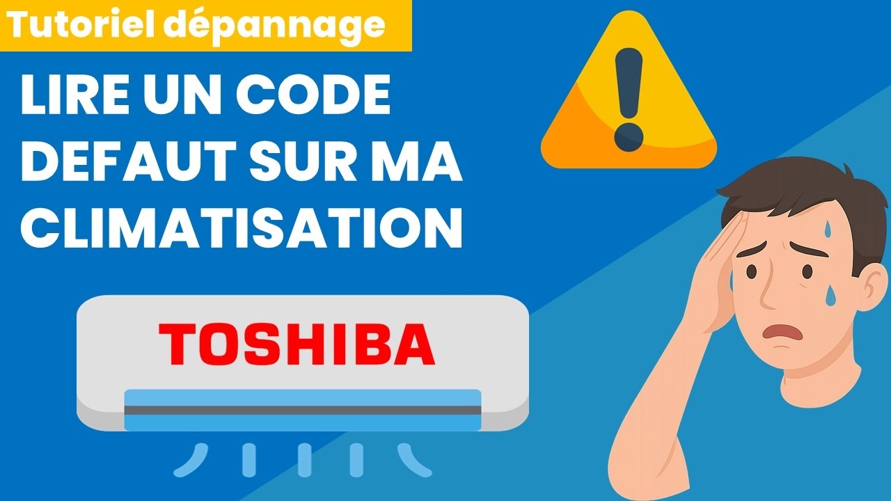 Comment lire un code défaut sur ma climatisation réversible Toshiba ?