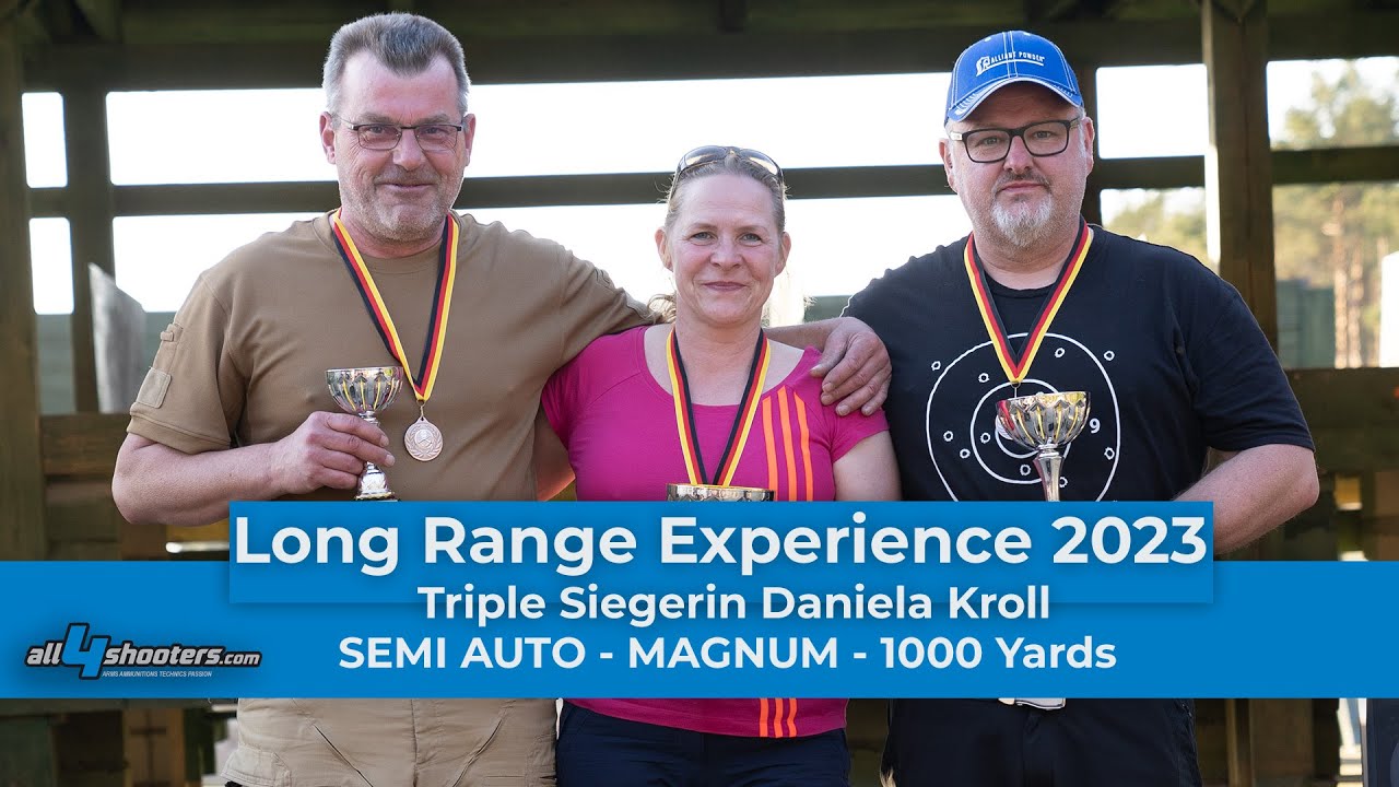 Daniela Kroll aus Berlin gewinnt 3 Disziplinen bei der Premiere der Long Range Experience 2023 Polen