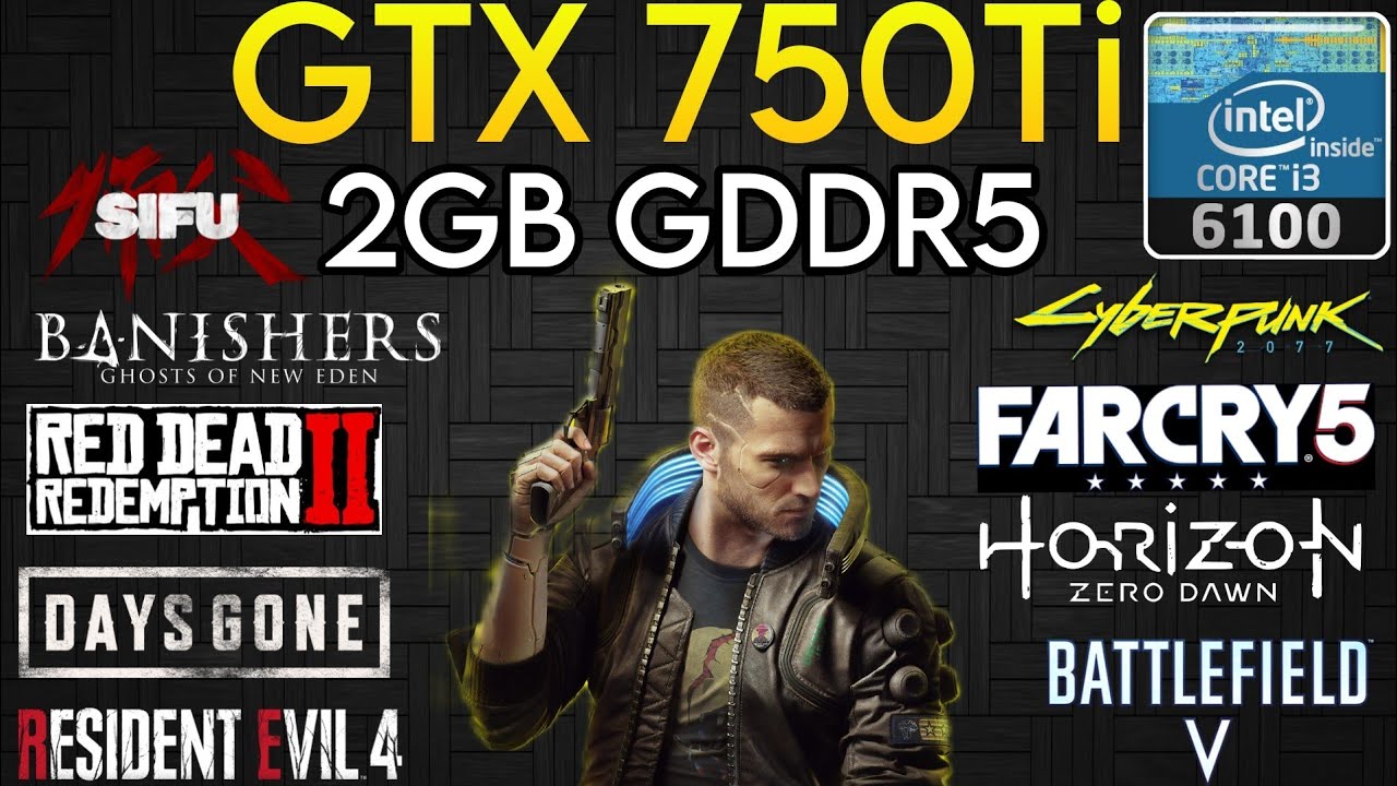 GTX 750 Ti + I3 6100 & 16GB Ram - Test In 9 Games In 2024 !