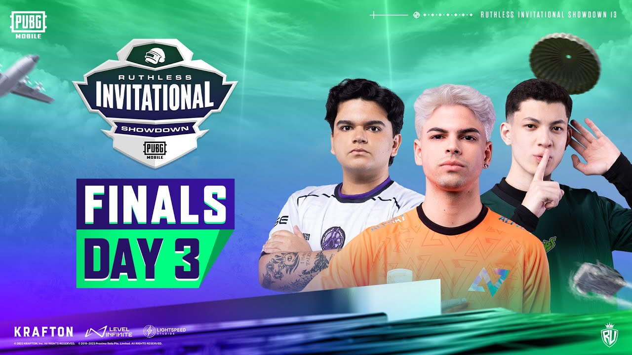 [PTBR] PUBG MOBILE RUTHLESS INVITATIONAL SHOWDOWN | FINALS | DAY 3/3