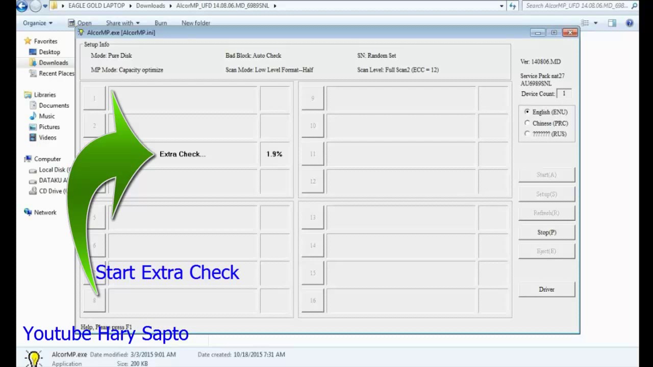Repair pendrive Kingston