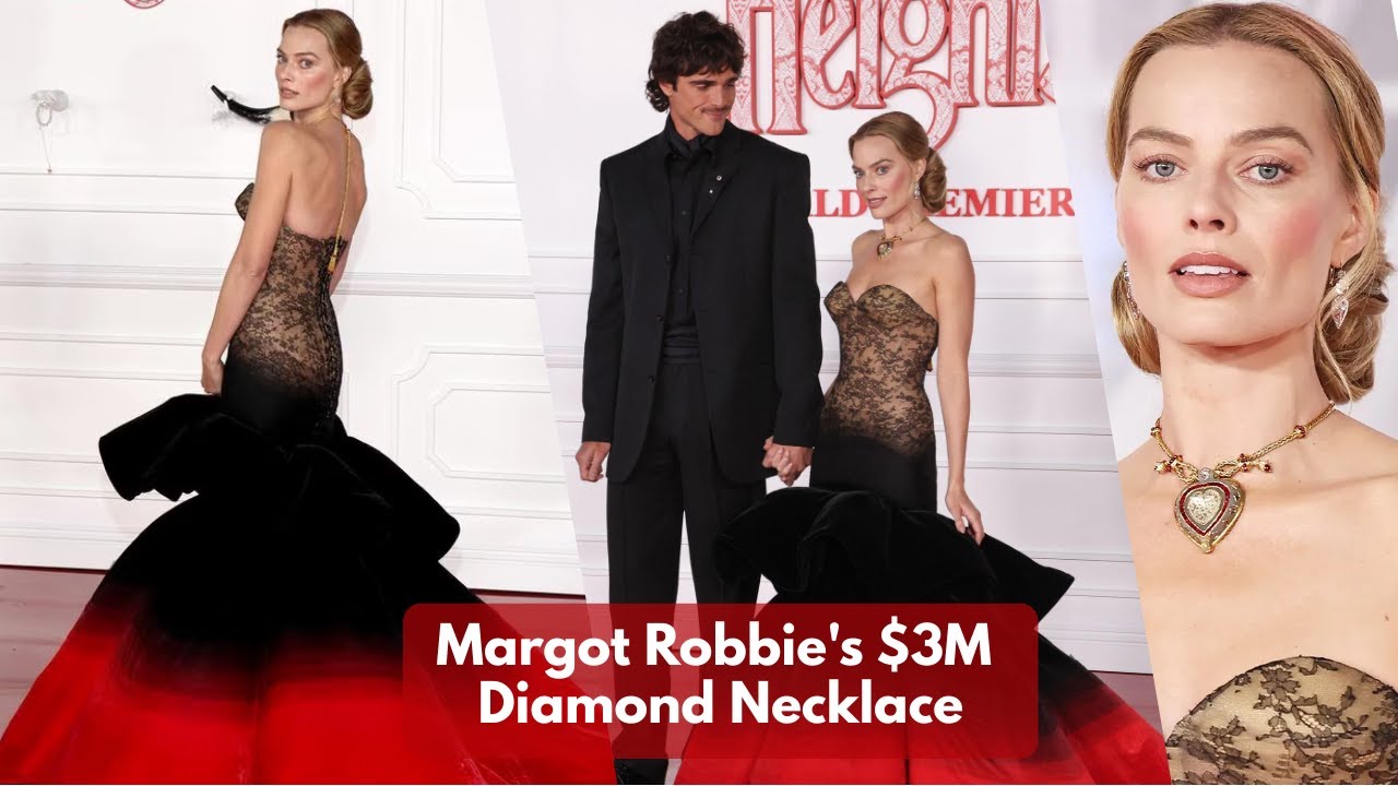 Margot Robbie's $3M Diamond Necklace Has a Scandalous Love Story