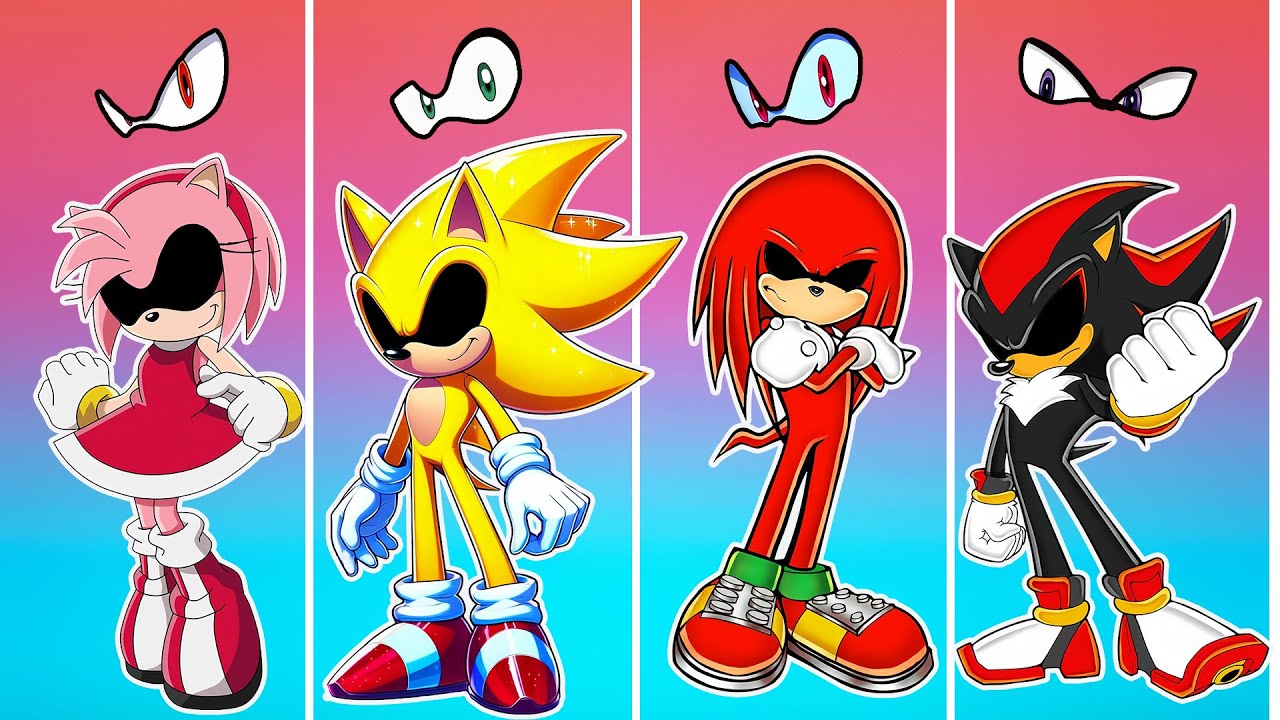 Sonic’s Ultimate Power-Up! 💥🔥 | Amy, Sonic, Knuckles, and Shadow in Action! | Sonic EDM Animation