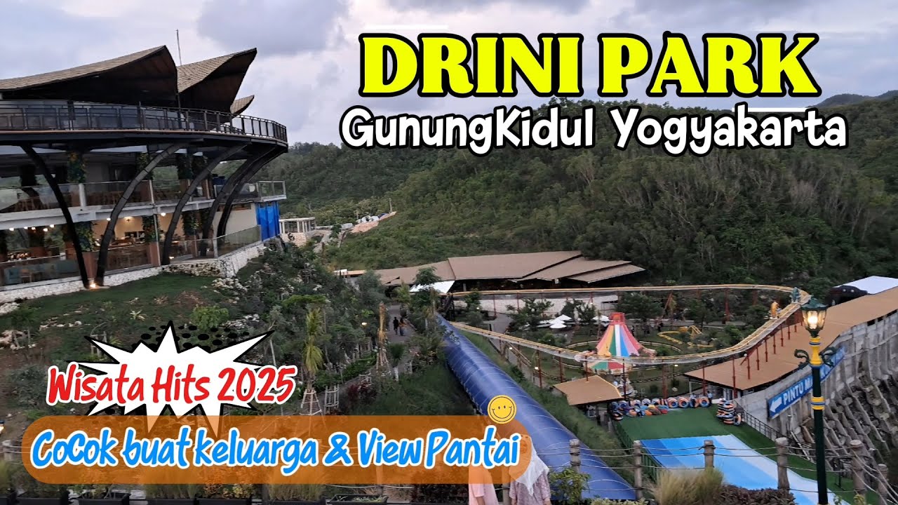 DRINI PARK GUNUNGKIDUL || WISATA PANTAI PALING HITS 2025 JOGYAKARTA || VIEW KEREN & WAHANA PERMAINAN