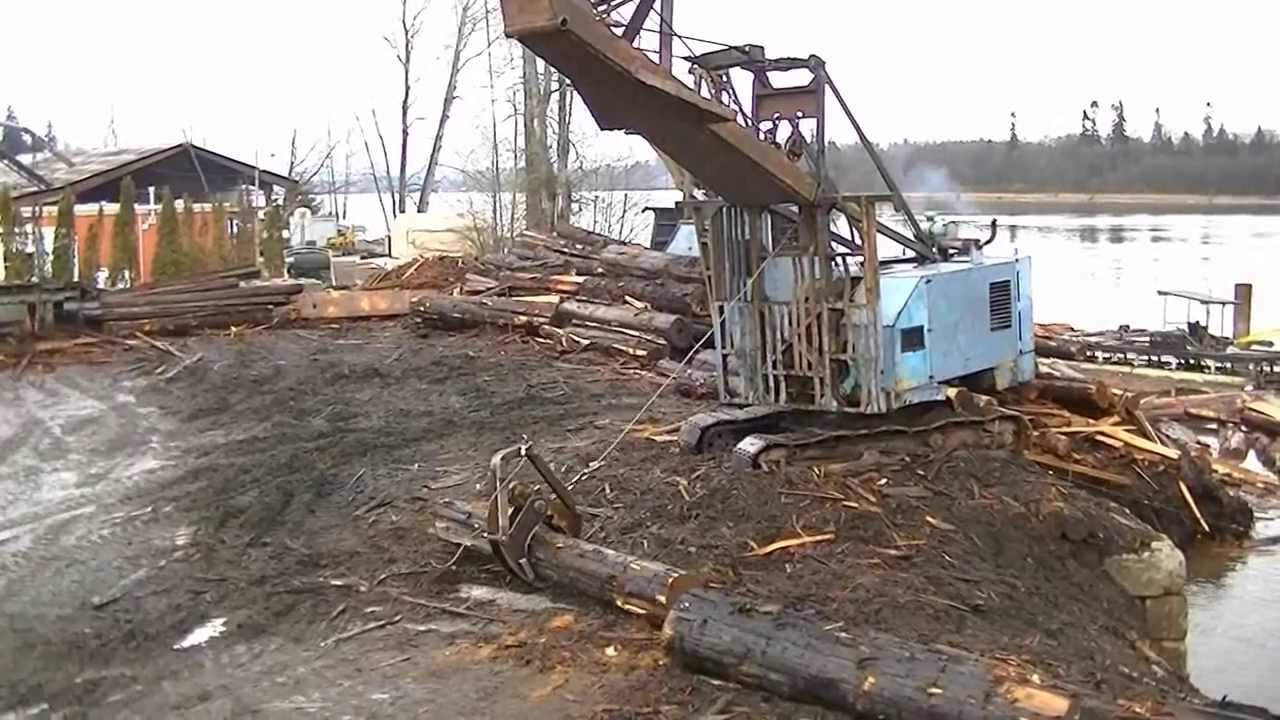 1958 American Log loader Working