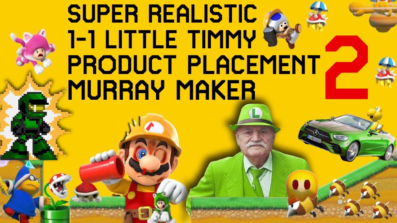 Подборка трейлеров пародийной игры Mario Maker 2!