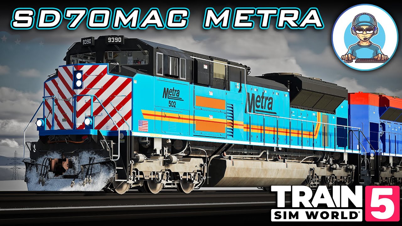 SD70MAC Metra Rescue (Custom Livery) @TrainSimWorld ​@metra