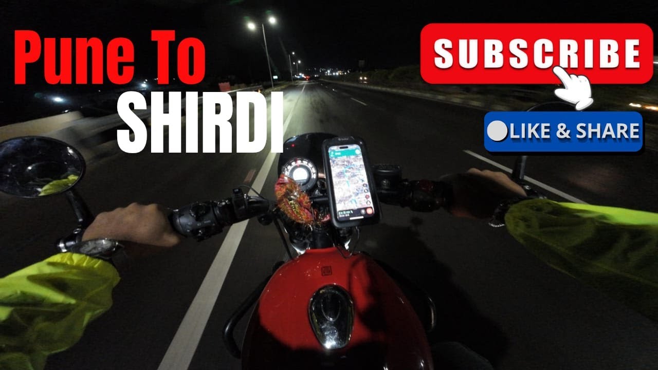 Pune to Shirdi Road Trip | Pune to Bhopal Bike Ride Part 1 | Hunter 350 Motovlog