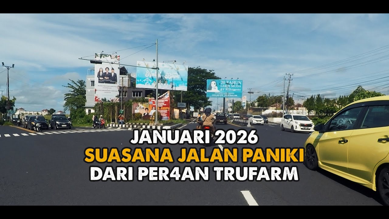 SUASANA JALAN PANIKI DARI TRUFARM | KOTA MANADO 2026