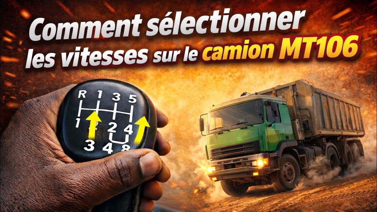 SÉLECTION DE VITESSE SUR MT106