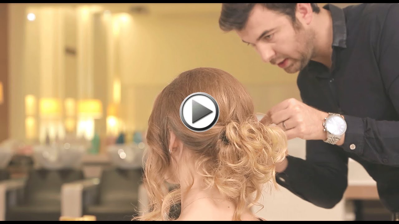 Tuto coiffure de fêtes : le chignon ondulé