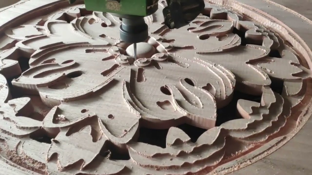 Decorative Mahogany table Machining