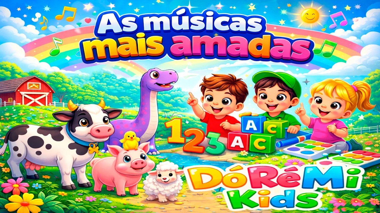 1 HORA de Músicas Infantis | AS MÚSICAS MAIS AMADAS 💖🎵 | As Favoritas DÓRÉMI KIDS