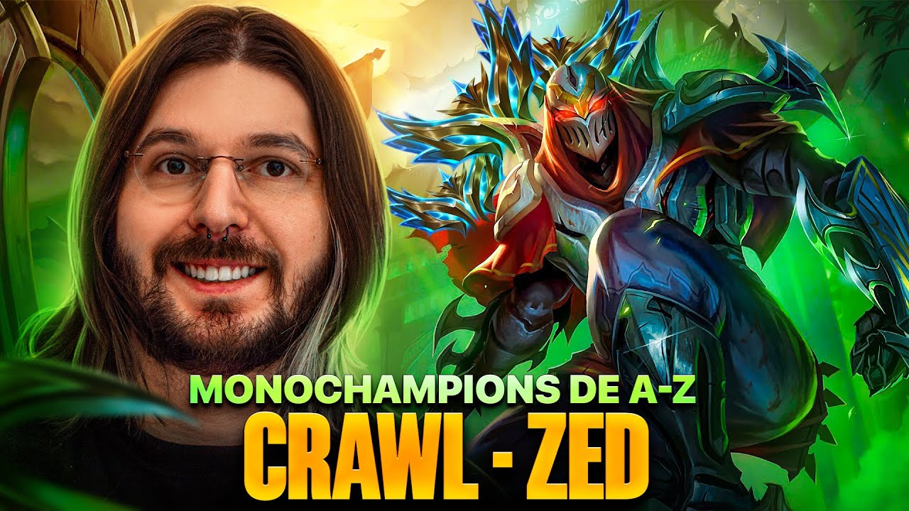 APRENDA COM OS MONOCHAMPIONS! @Crawl2r DE ZED!