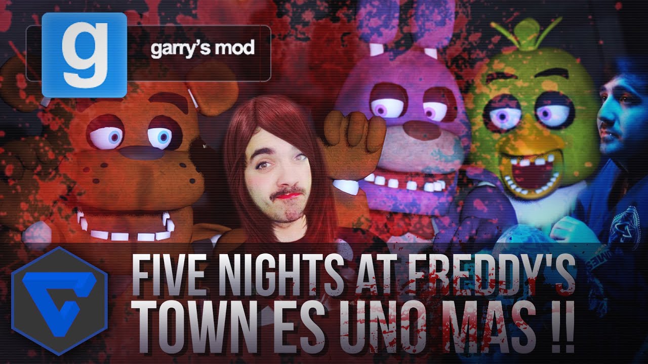 Five Nights At Freddy'S Gmod Town Es Un Animatronico Mas !! Horror Map