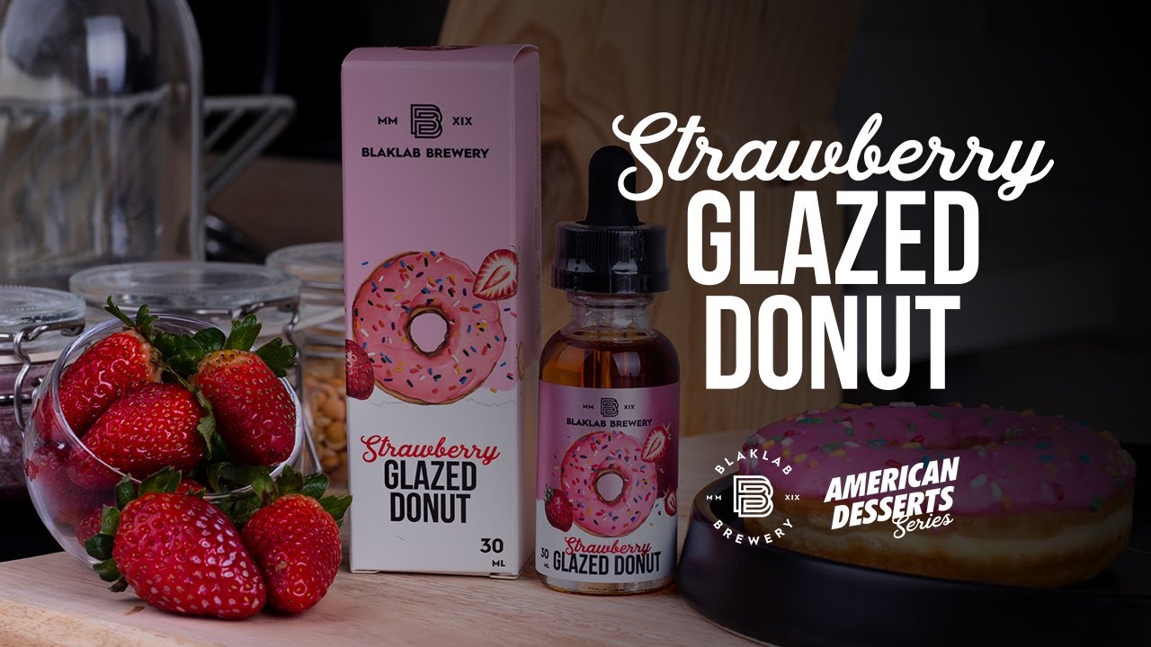 STRAWBERRY GLAZED DONUT BY BLAKLAB BREWERY (COMMERCIAL VIDEO) - BEST MALAYSIAN E-LIQUID!