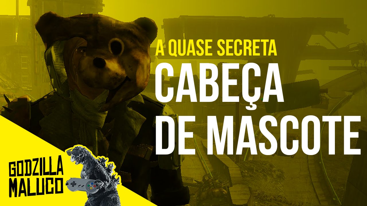 A (quase secreta) cabeça de mascote!
