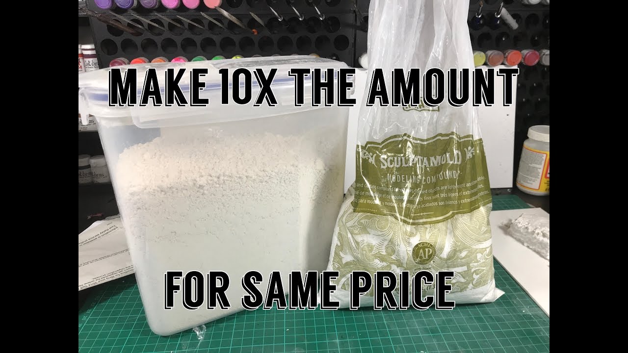 How To Make Sculptmold Cheap And Easy: Quick Terrain Made Cheap And Easy