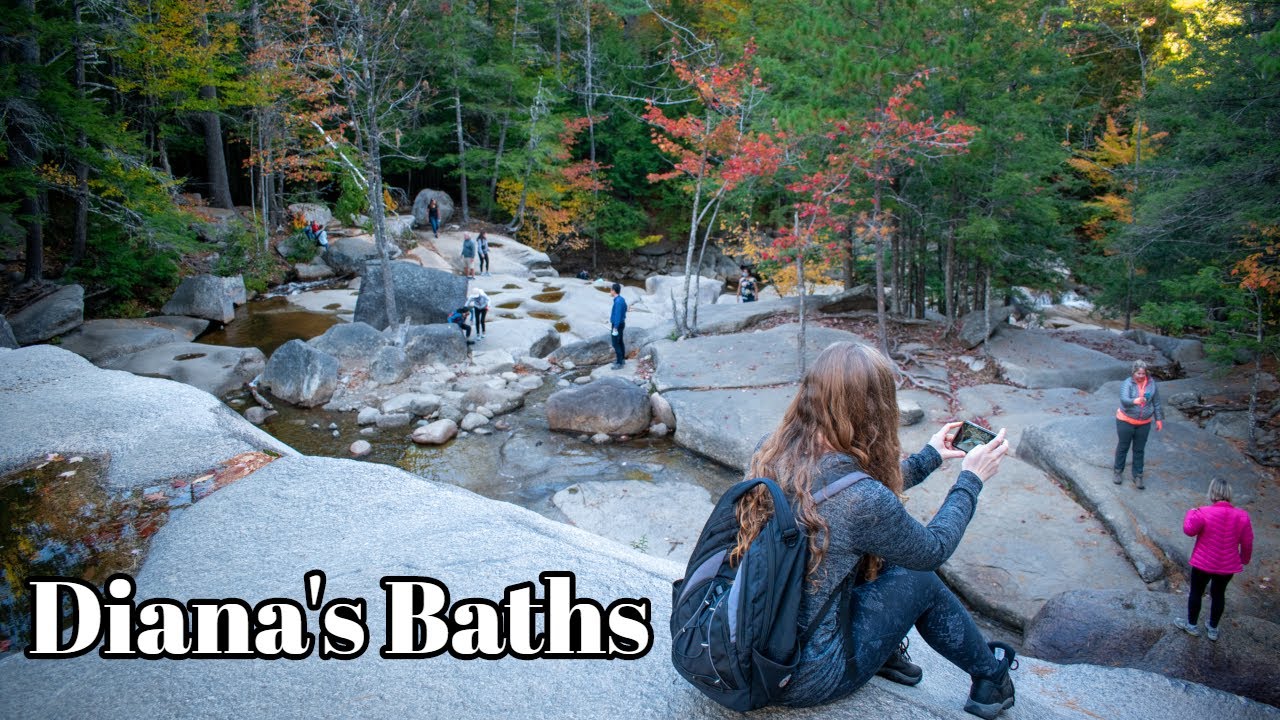 Dianas Baths, Full Hiking Tour | New Hampshire White Mountains Trip part 3
