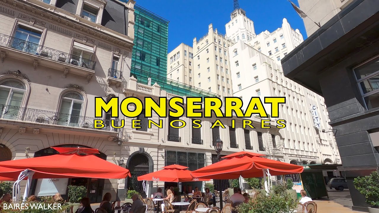 [4K] Buenos Aires Walk - Barrio de Monserrat / Monserrat neighborhood - Buenos Aires - Argentina
