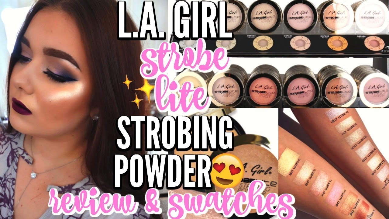NEW L.A. Girl Strobe Lite Strobing Powders ♡ Review, Swatches, Comparisons & Dupes