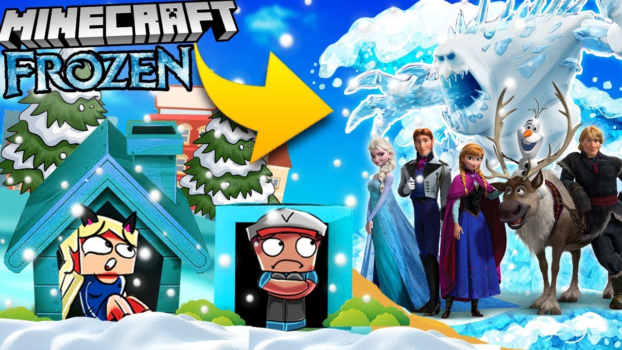 🌊 BAZA VS KRAINA LODU TSUNAMI - MINECRAFT TSUNAMI CHALLENGE | Vito VS Bella