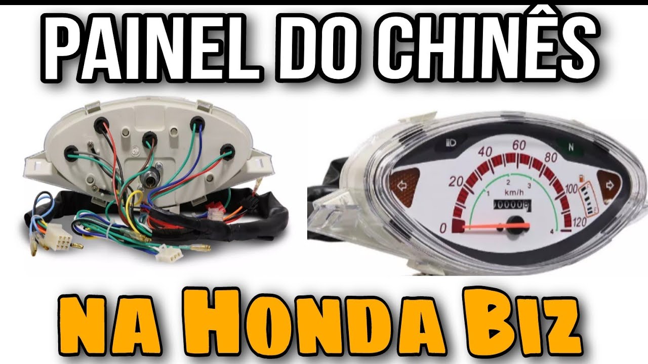 Como instalar painel do CHINES na honda BIZ 100