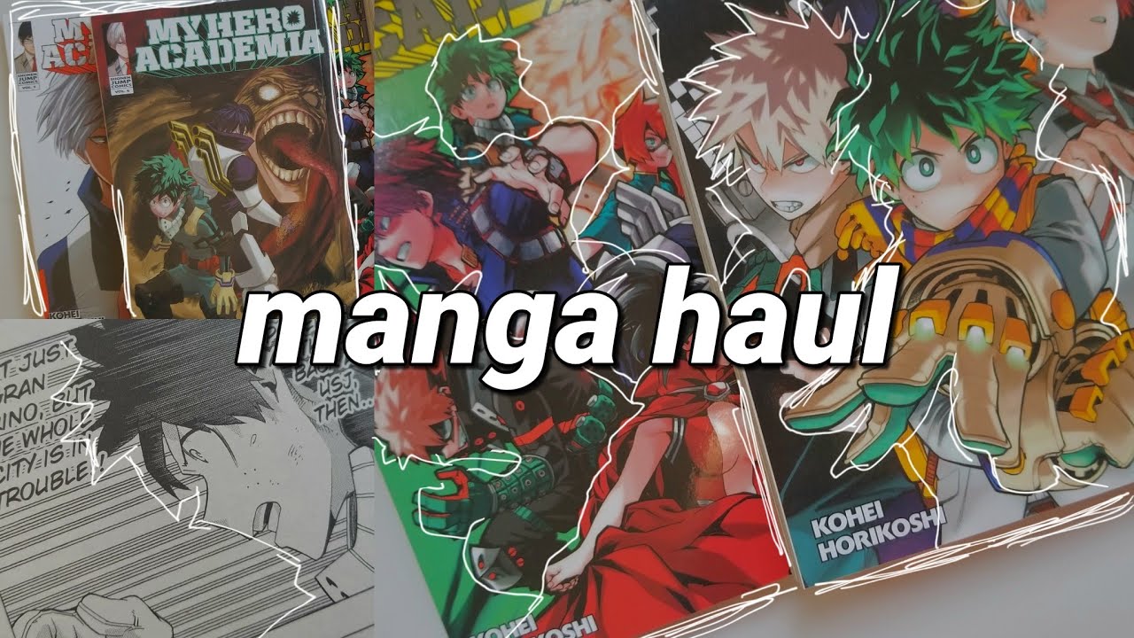 Manga Haul 2021 || My Hero Academia