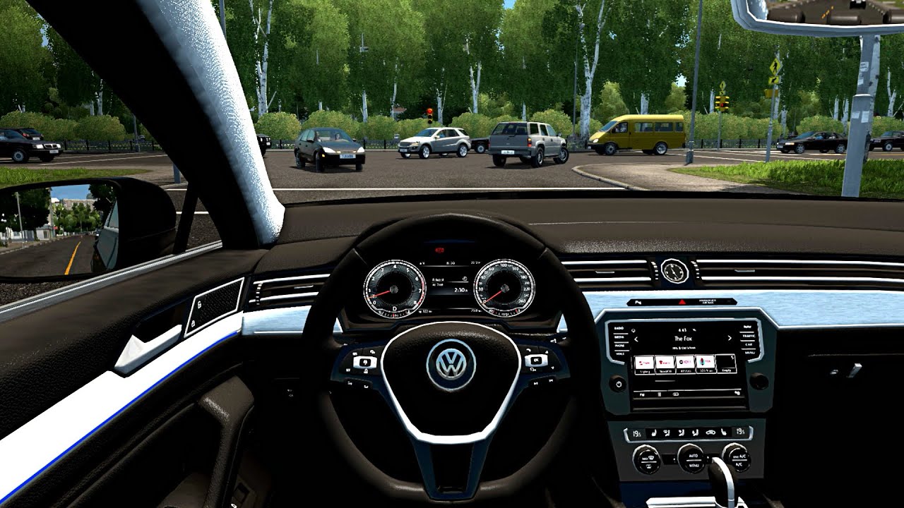 2015 Volkswagen Passat B8 Sedan - City Car Driving [Steering Wheel Game Play]