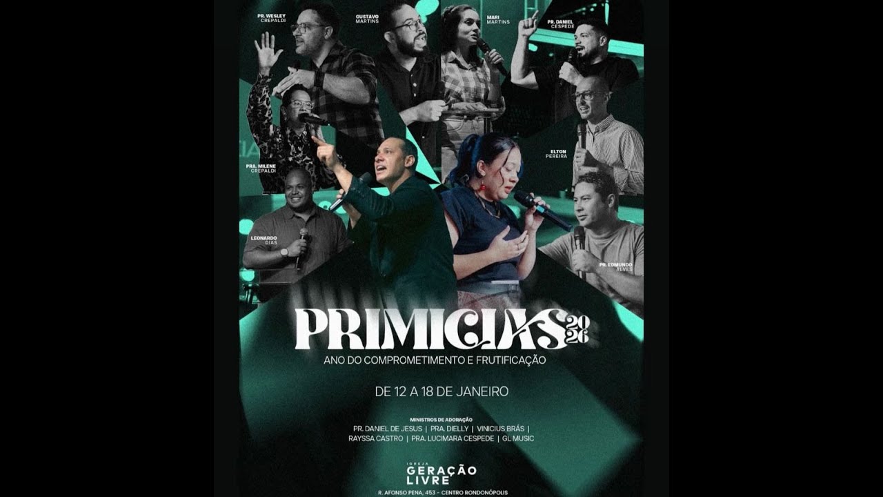 Apenas um pouco de Água- Pr. Gustavo Martins |Sabado 17.01.26