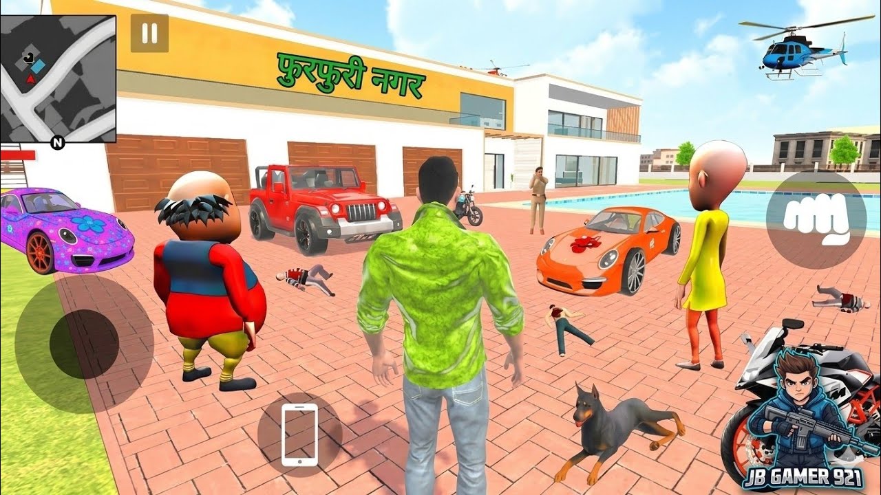 Motu and Patlu in indian Auto theft simulator #motupatlu #mcqueen #trending #viral #youtubvideo 