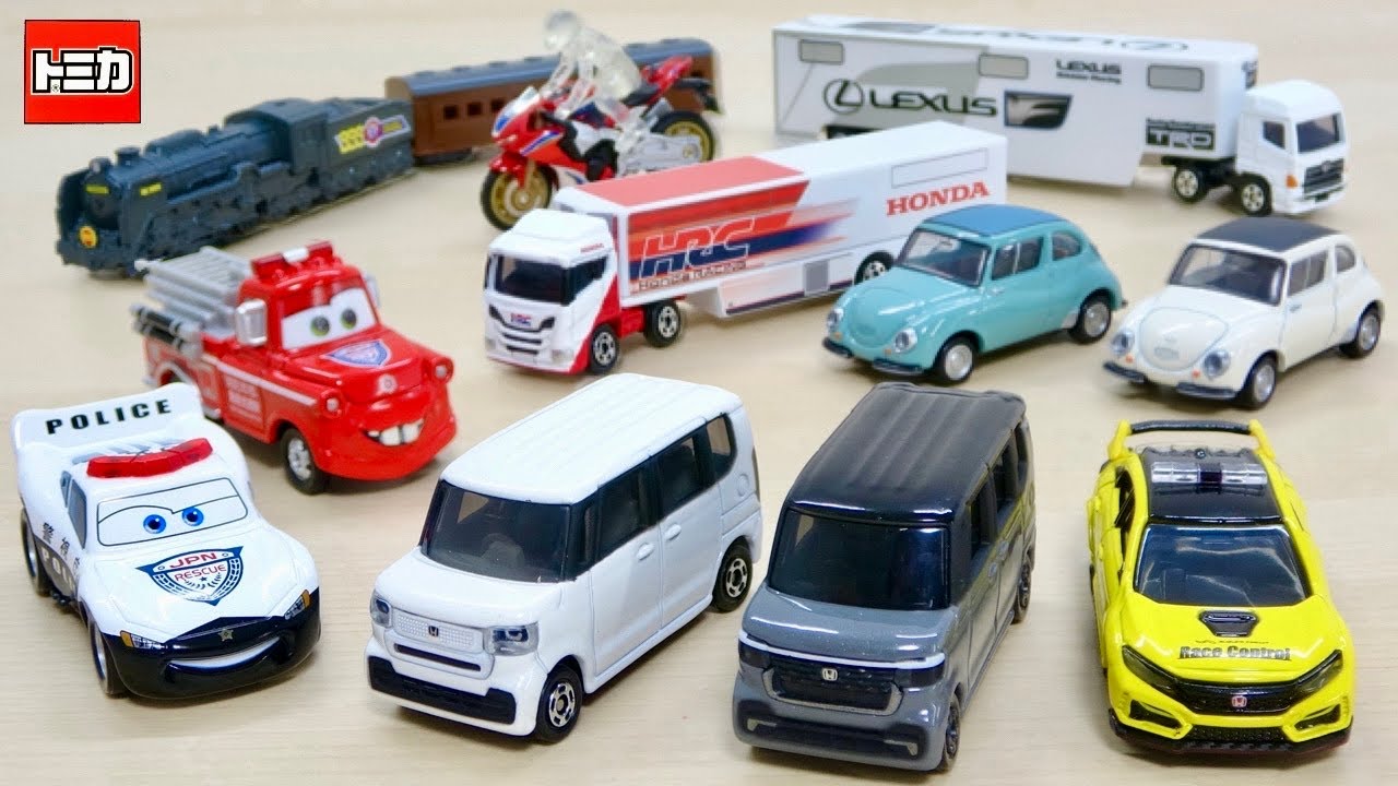 トミカ 2024年6月新車レビュー。N-BOX初回仕様に見る金型変更の妙とHRCモーターホームの内部構造