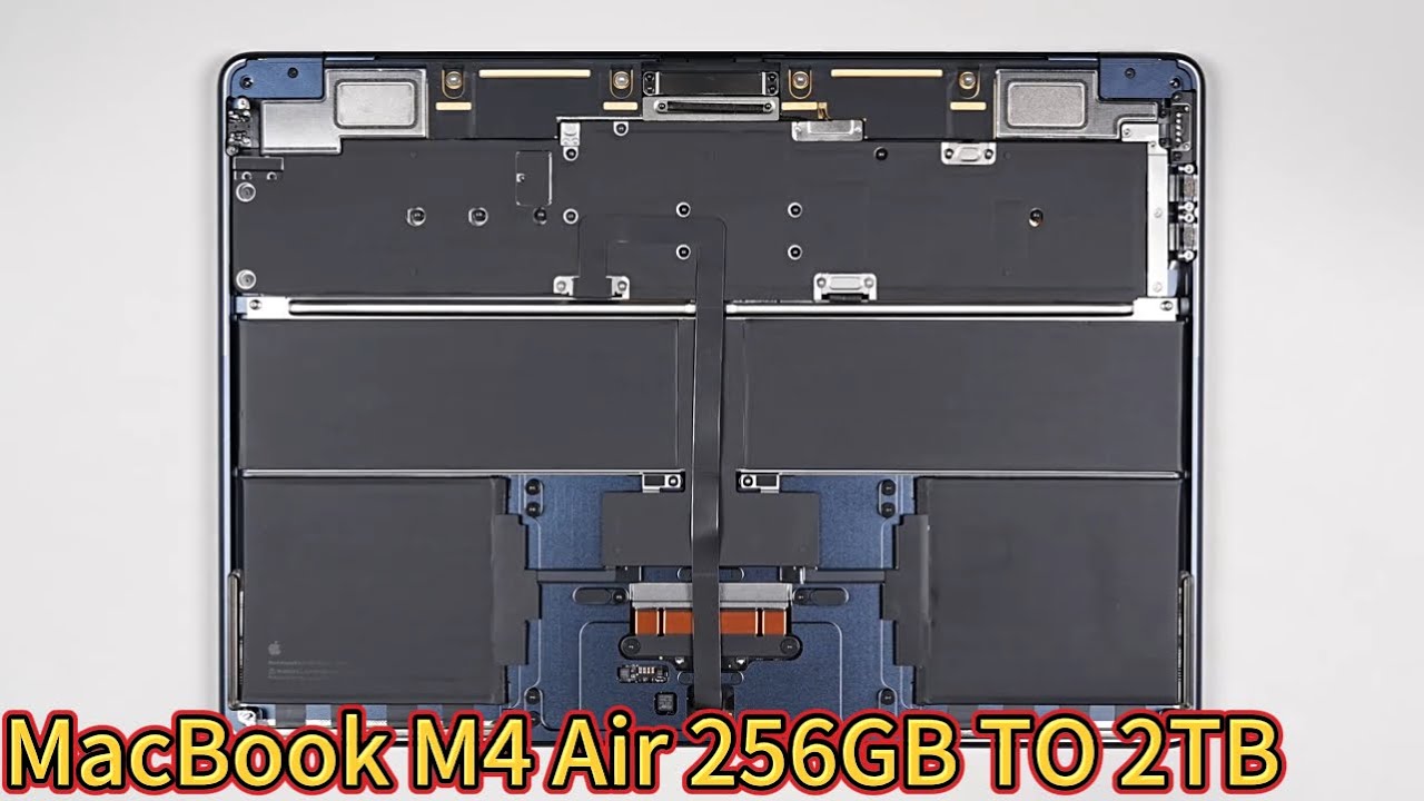 MacBook M4 Air Upgraded SSD from 256GB to 2TB 