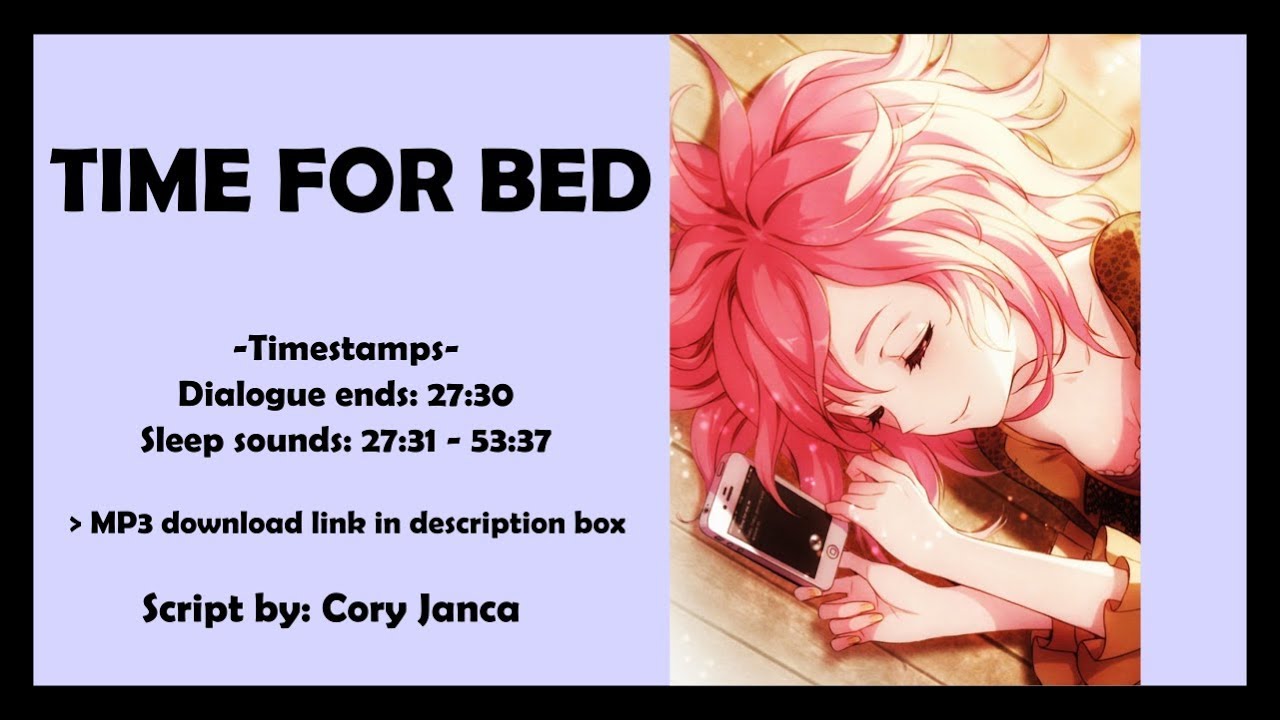 ✦ASMR✦ Audio - Time for Bed [Husband & Wife][Romantic][Sweet][Relaxing]