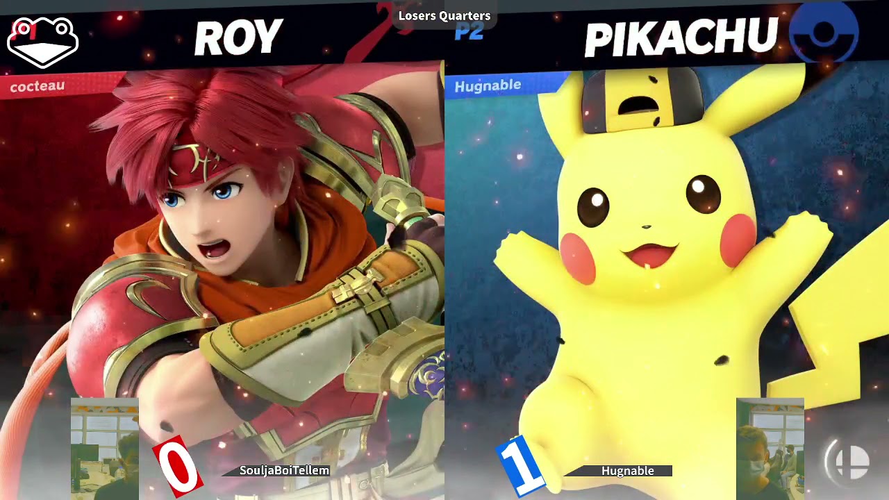 BTW#14 Ultimate Losers Quarters: SouljaBoiTellem (Pac-Man/Roy/Marth) vs Hugnable (Pikachu)