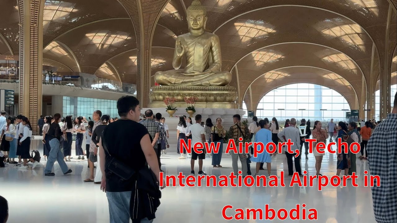 New Airport, Techo International Airport in Cambodia, ព្រលាន​យន្តហោះ​ថ្មី​ @ScenicNatural 