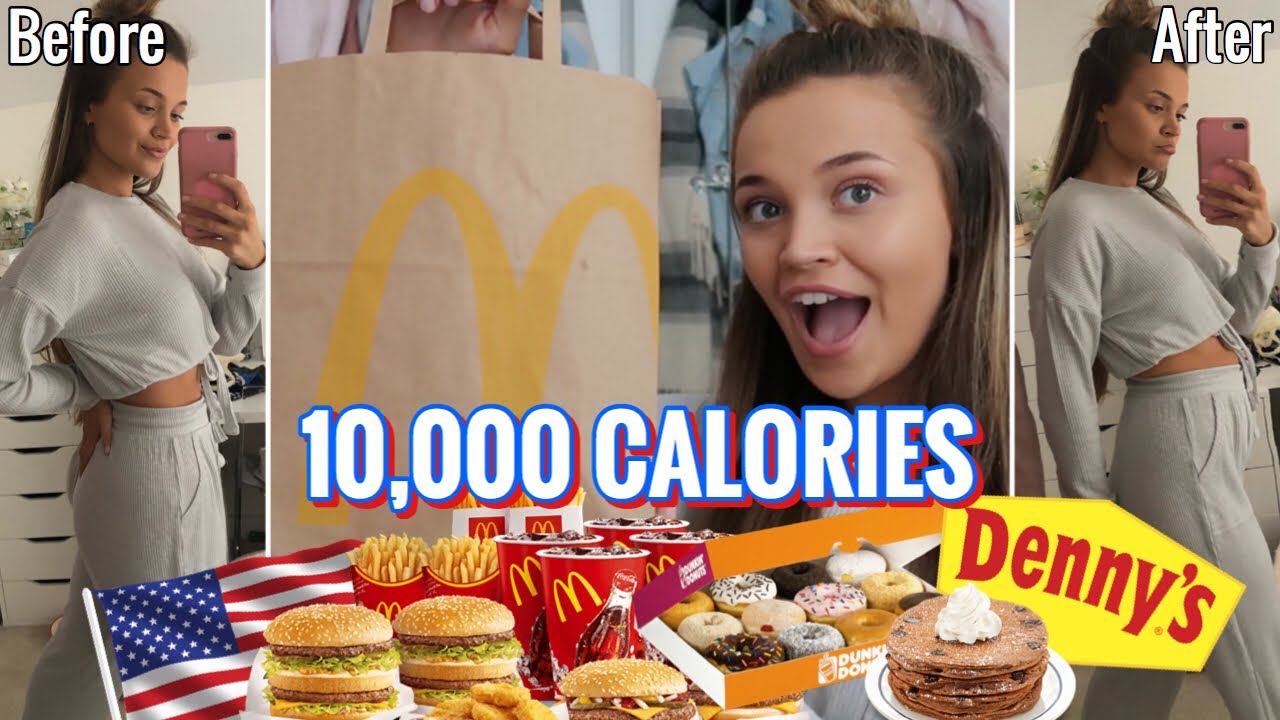 10,000 CALORIE CHALLENGE USA EDITION! | EPIC CHEAT DAY