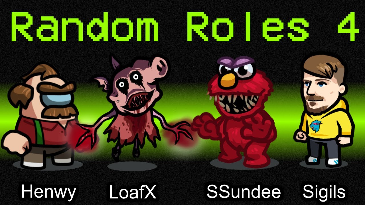 *NEW* RANDOM ROLES 4 in AMONG US (Town Of Us)