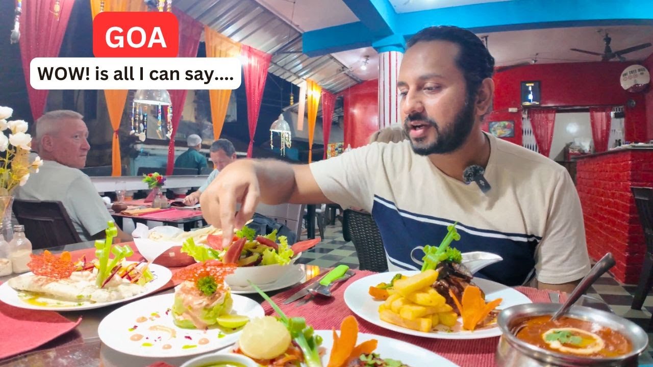 MIND BLOWING ! restaurant in Calangute, North-Goa, India 🇮🇳