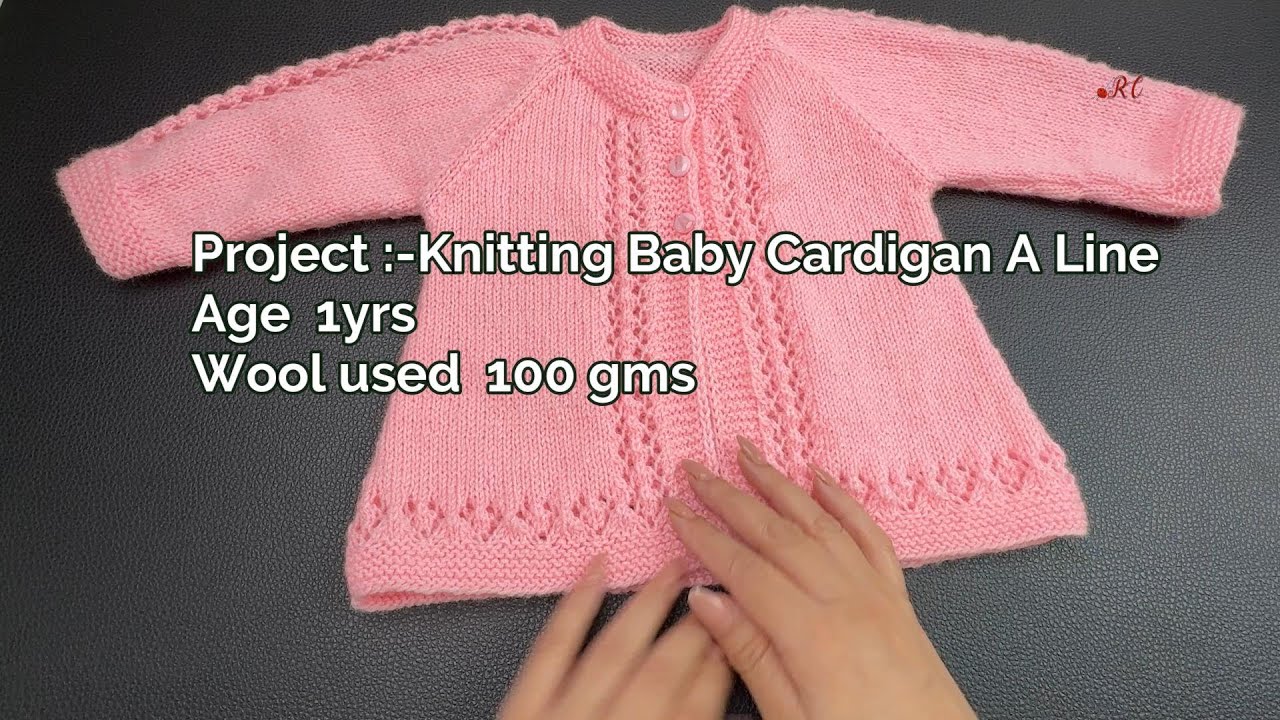 Knitting Elegant A line Sweater || Beautiful A line woolen frock pattern for baby girl | cute design