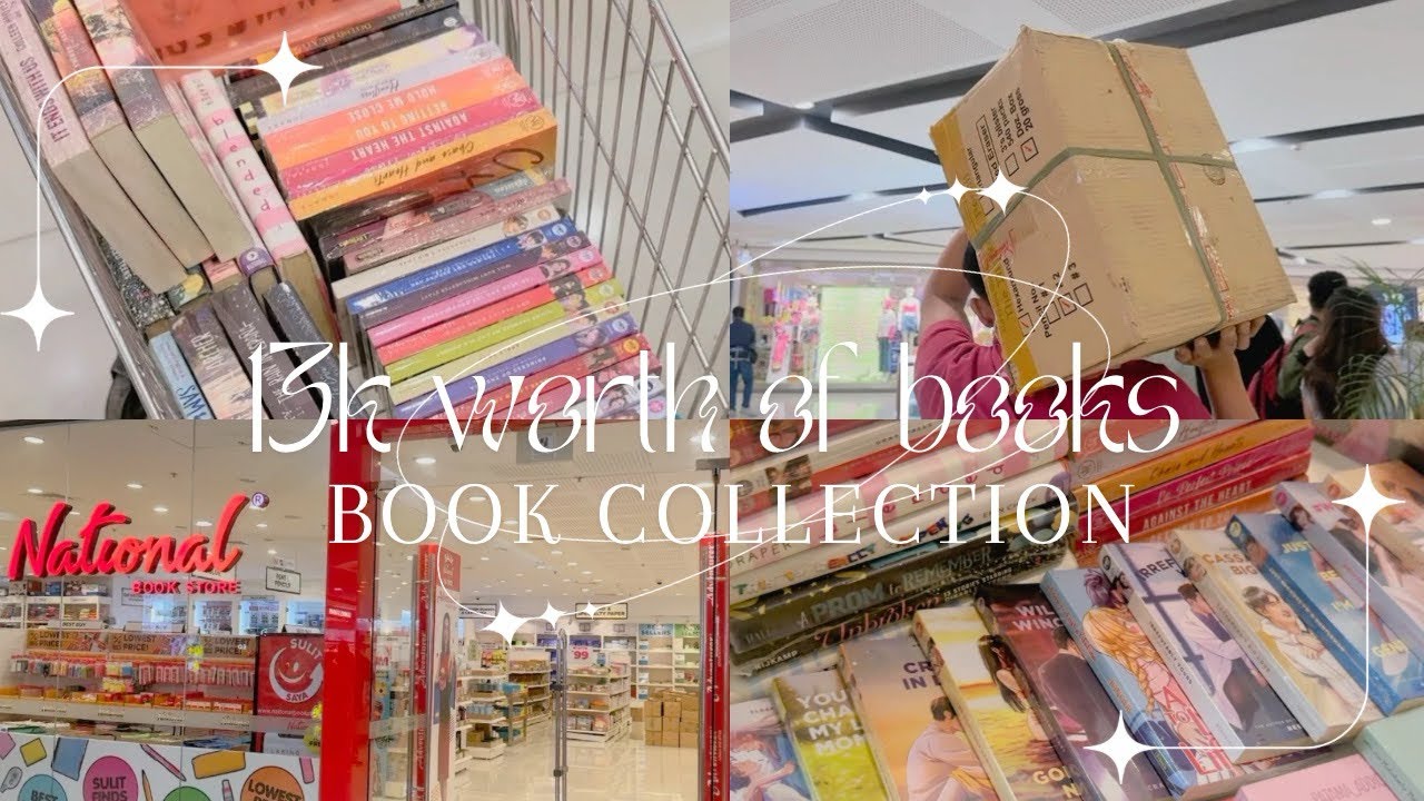 book shopping in national bookstore [worth ₱13,000] + unboxing