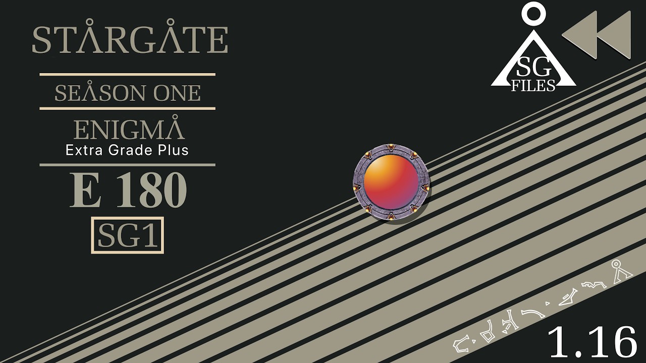 The Stargate Files Rewind - Stargate SG-1 Season One Enigma