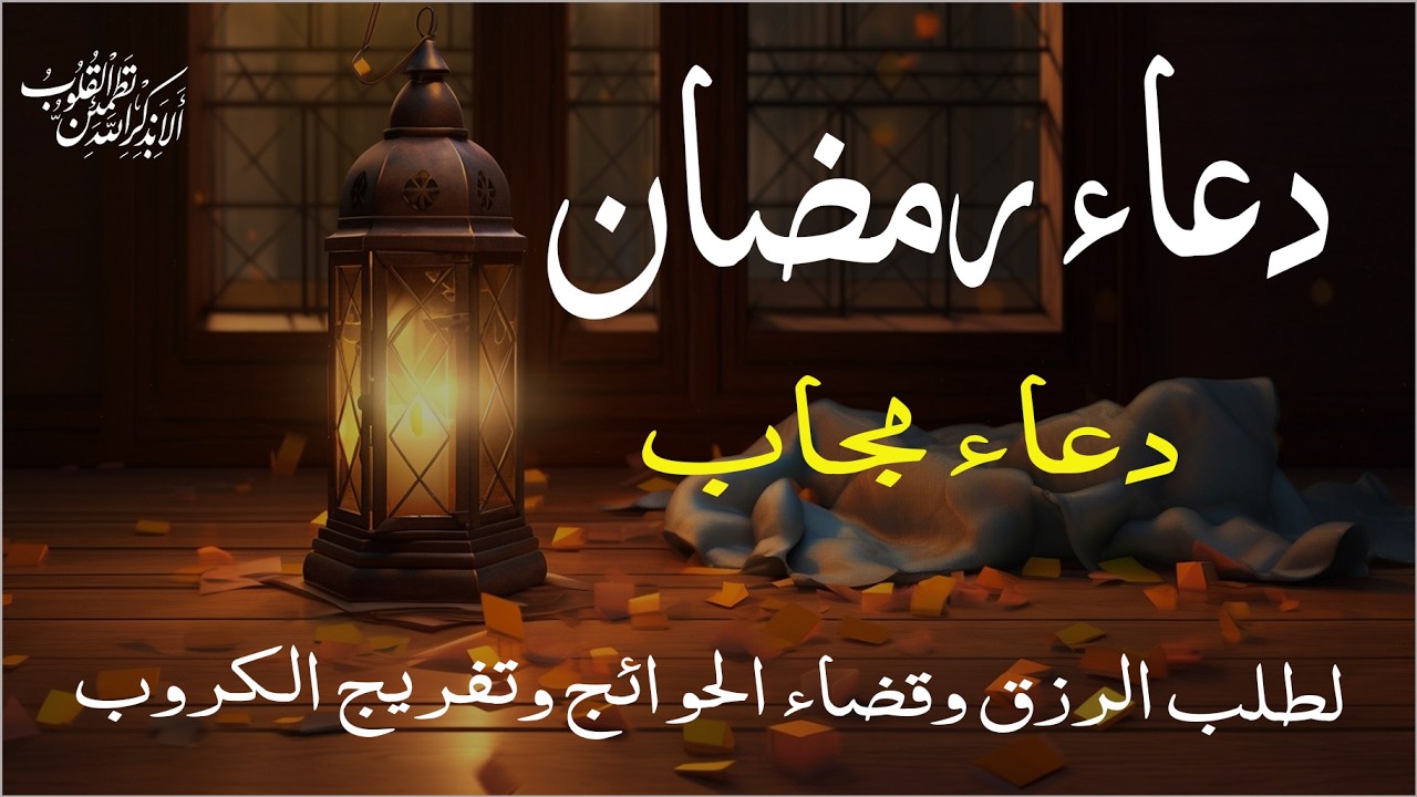 دعاء رمضان.. تضرع وخشوع 🌙 ليالي رمضان 🤲 دعاء خاشع مبكي يقرع القلوب في شهر رمضان المبارك