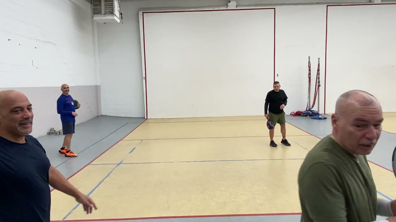 Paddleball- Paul & Tommy vs Al & Peter 1.17.26