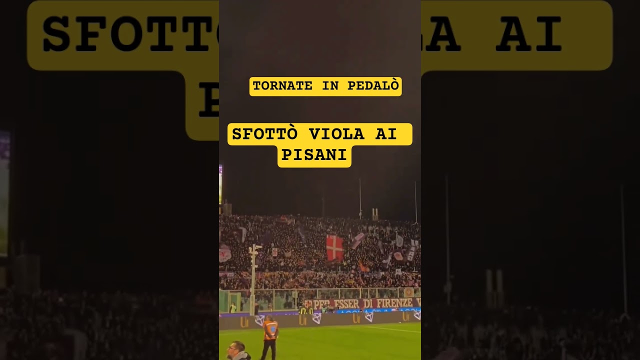 FIORENTINA-PISA, Serie A #shorts #ultras