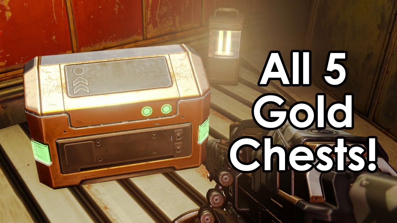 Destiny: All 5 Golden Chest Locations on Earth (in the Cosmodrome/Old Russia)