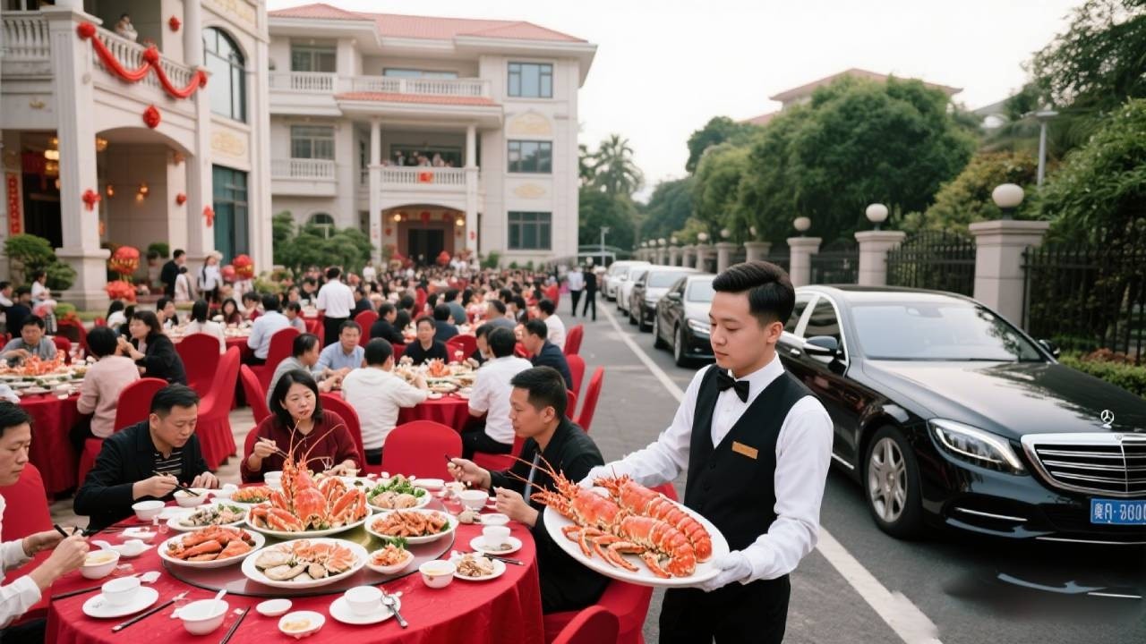 颠覆想象！广东小镇嫁妆竟配迈巴赫？！直击湛江吴川土豪婚宴现场！【我是忐忑妞】