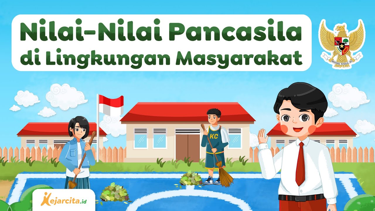 Nilai-Nilai Pancasila di Lingkungan Masyarakat | Pancasila SD