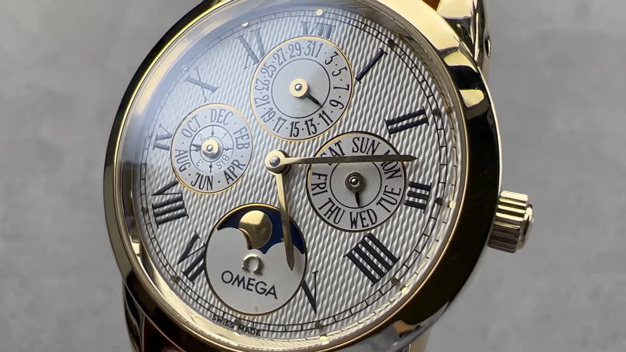 Omega Louis Brandt Perpetual Calendar 1750300 Omega Watch Review