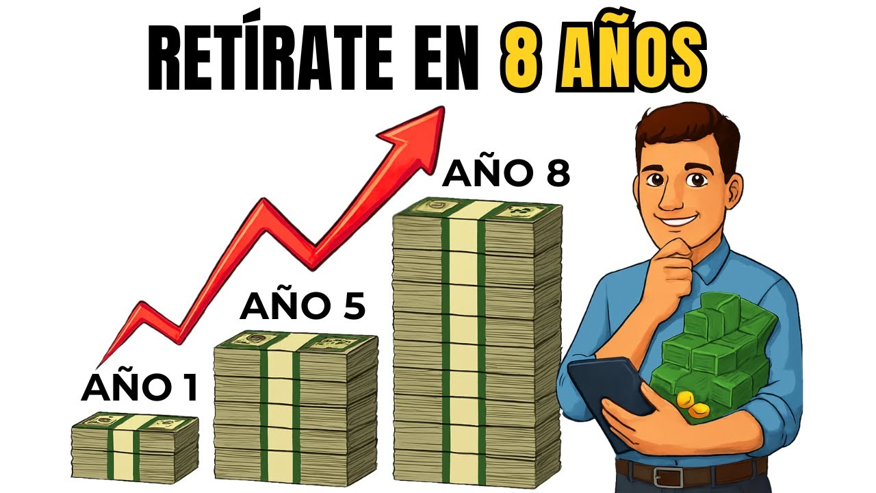 Cómo RETIRARTE en SOLO 8 AÑOS Empezando desde CERO